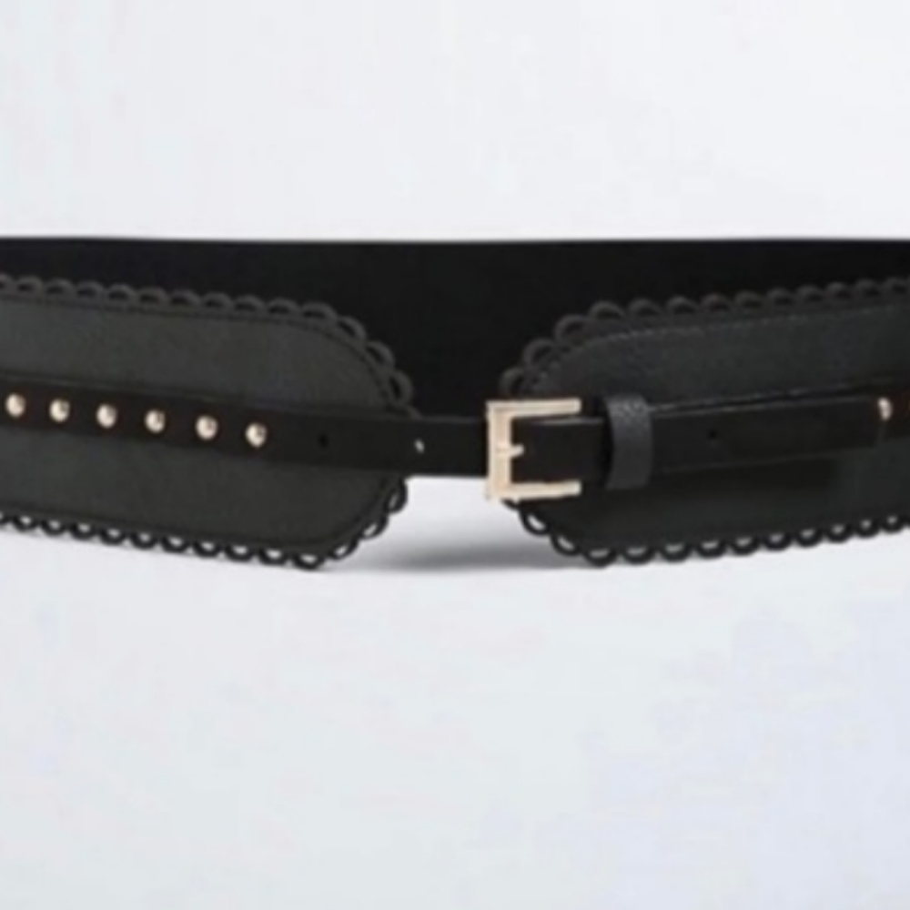 Torrid Black Stretch Belt Size 2
